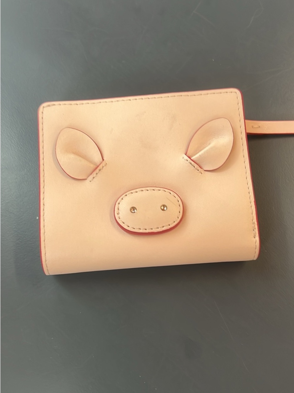 Kate Spade year of the Pig Face Wallet